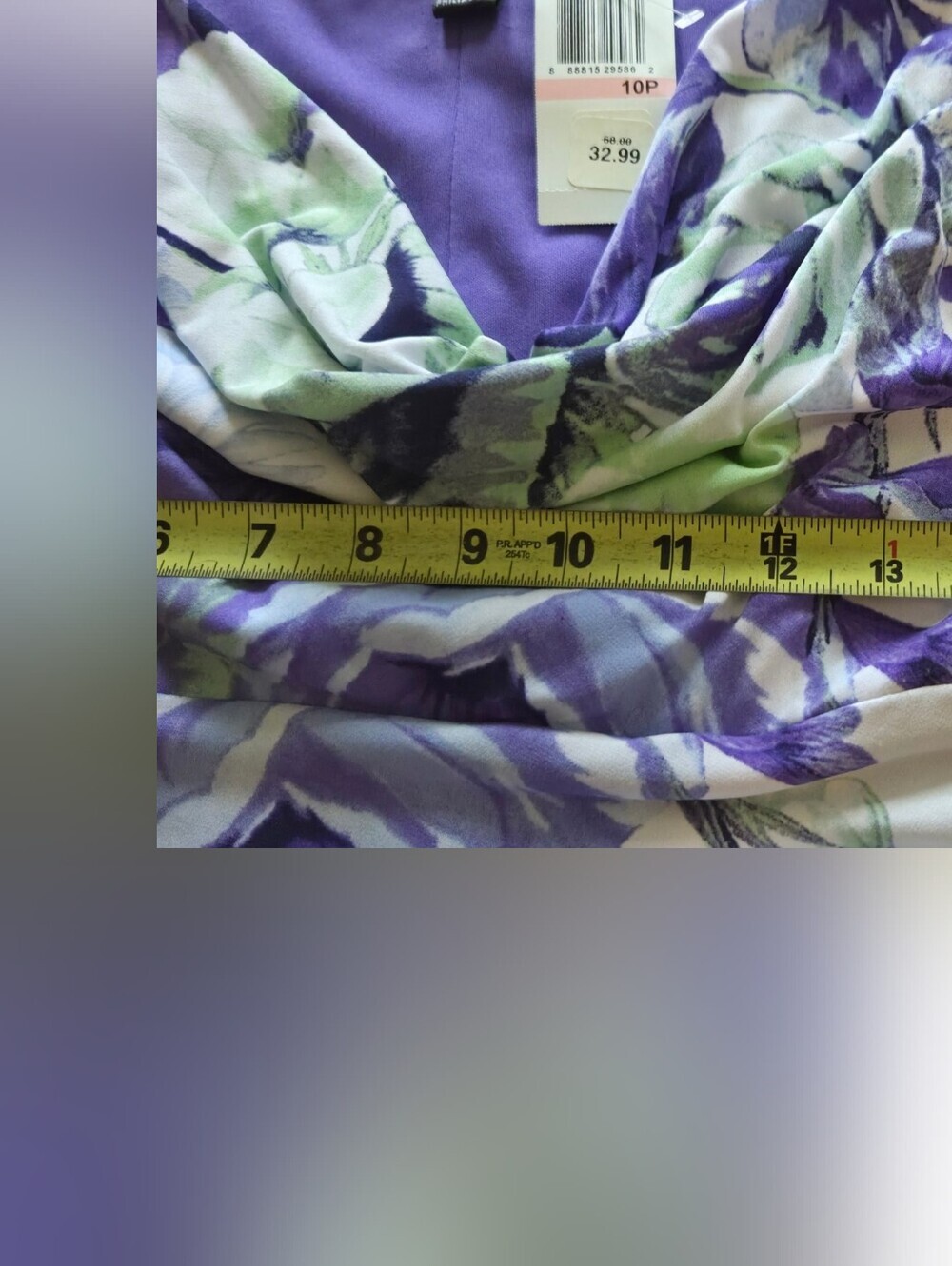 connected apparel Lavender and White Floral Sheath Dress - Picture 7 of 10